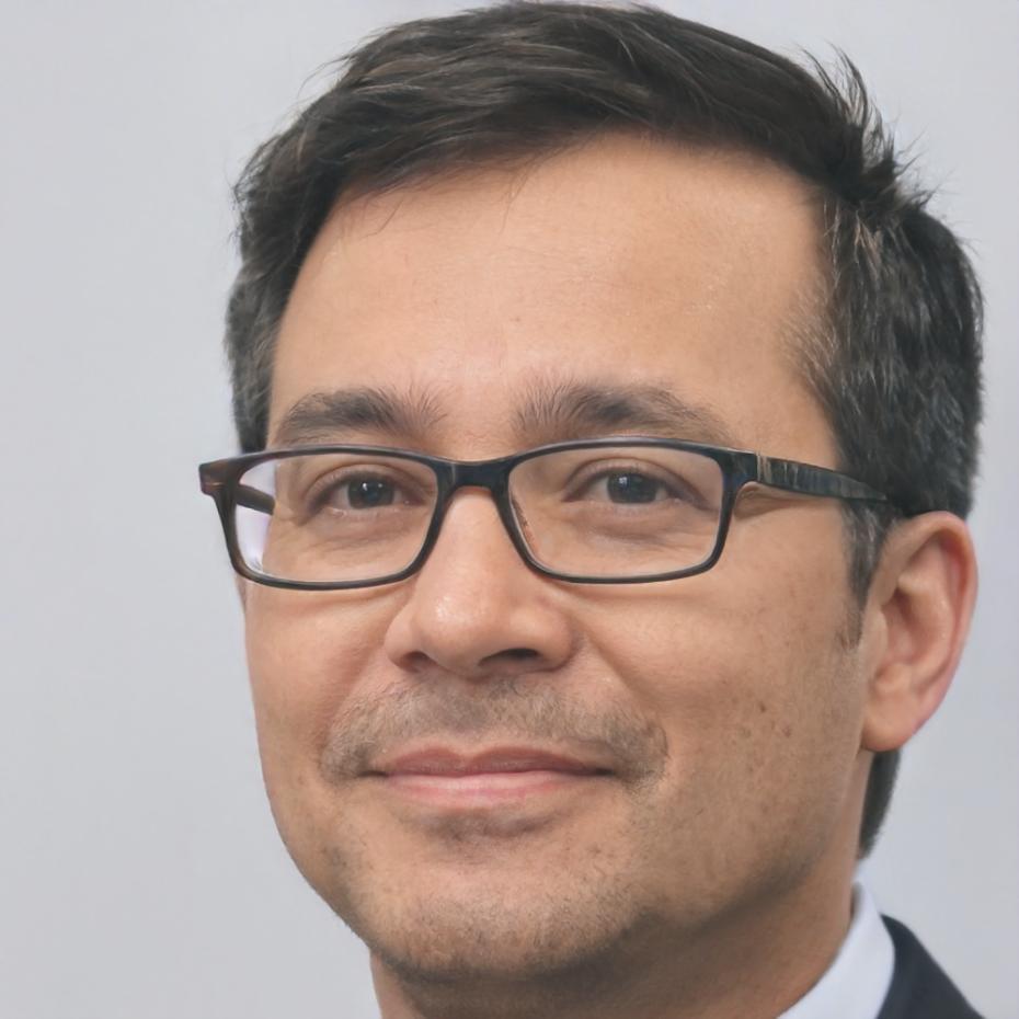 Portrait of Reinis discussing his approach to quick cooking while working from home